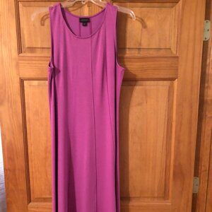 J Jill Wearever Collection Purple Sleeveless Dress